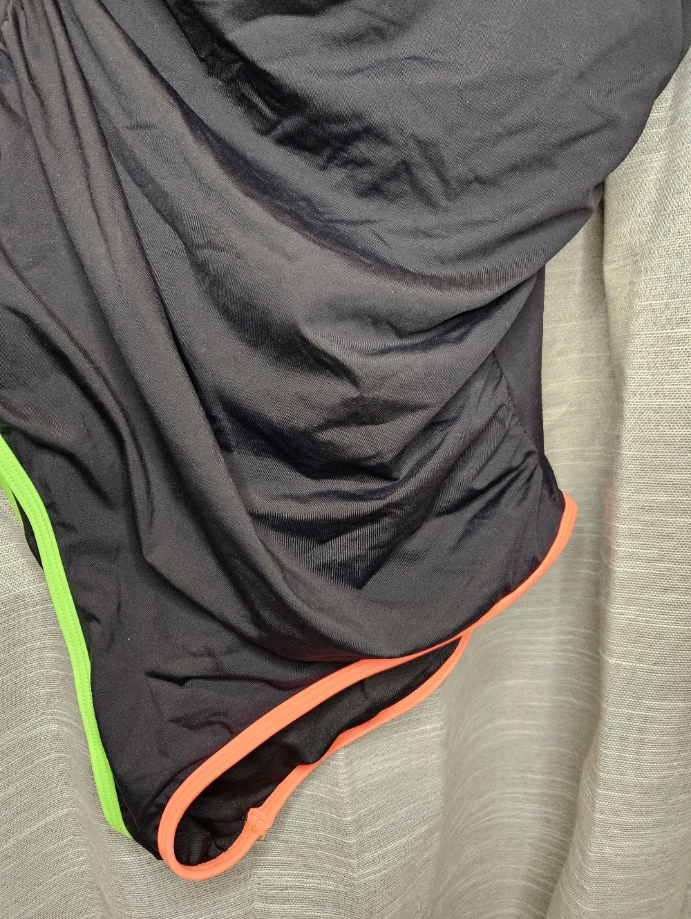 Holipick One Shoulder One Piece Swimsuit Colorful Black XL Tummy Control NWT - Picture 11 of 16